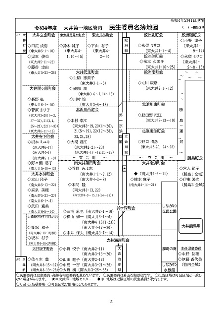 大井第一マイ・タウン21　5月号 No.214p2